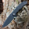CIVIVI Praxis Flipper-Blk Coarse Micarta (3.75" BSW 9Cr18MoV) C803G
