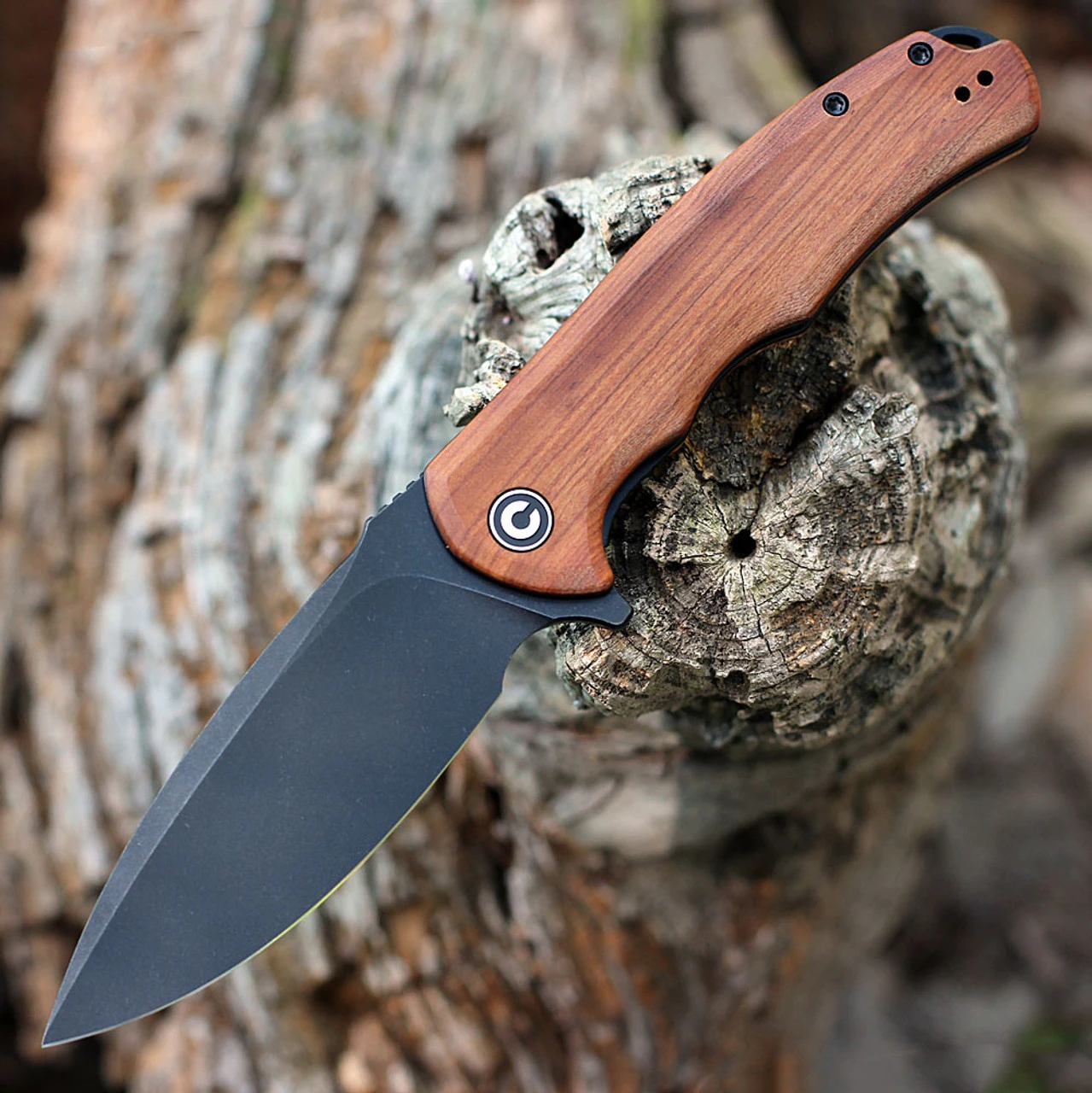 CIVIVI Praxis-Cuibourtia Wood (3.75" BW 9Cr18MoV) C803H 1 CIVIVI Praxis-Cuibourtia Wood (3.75" BW 9Cr18MoV) C803H