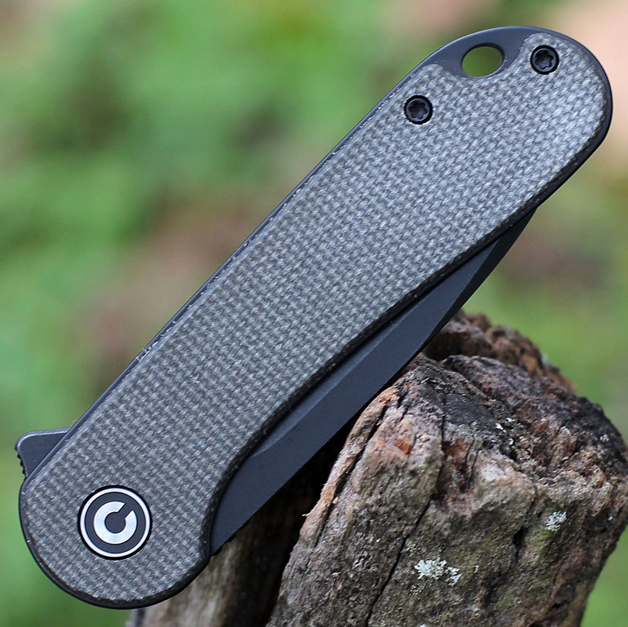 CIVIVI Elementum-Dark Green Micarta (2.96" BW D2) C907Z 3 CIVIVI Elementum-Dark Green Micarta (2.96" BW D2) C907Z - Image 3