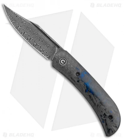 CIVIVI Appalachian Drifter 2 Liner Lock Knife Blue Carbon Fiber (3" Damascus) 1 CIVIVI Appalachian Drifter 2 Liner Lock Knife Blue Carbon Fiber (3" Damascus)