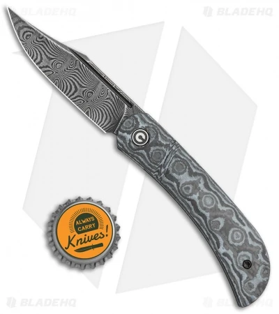CIVIVI Appalachian Drifter Knife Gray G-10 W/ Rose CF (2.9" Damascus) C2015DS-1 4 CIVIVI Appalachian Drifter Knife Gray G-10 W/ Rose CF (2.9" Damascus) C2015DS-1 - Image 4