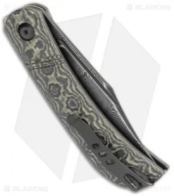 CIVIVI Appalachian Drifter Knife Yellow G-10 W/ Rose CF (2.9" Dam) C2015DS-3 6 CIVIVI Appalachian Drifter Knife Yellow G-10 W/ Rose CF (2.9" Dam) C2015DS-3 -Civivi Knives Shop CIVIVI Appalachian Drifter SJ Yellow G 10 Rose CF Damascus C2015DS 3 BHQ 116961 jr side