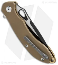 CIVIVI Aquila Flipper Liner Lock Knife Tan G-10 (3.4" Black) C805C 6 CIVIVI Aquila Flipper Liner Lock Knife Tan G-10 (3.4" Black) C805C -Civivi Knives Shop CIVIVI Aquila Flipper LL Tan G 10 Black BHQ 89932 jr side