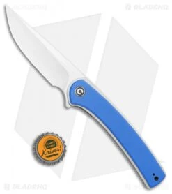 CIVIVI Asticus Liner Lock Knife Blue G-10 (3.8" Satin) C2002C -Civivi Knives Shop CIVIVI Asticus LL Blue G 10 Damascus C2002C BHQ 109010 jr bottlecap