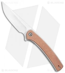 CIVIVI Asticus Liner Lock Knife Stonewashed Copper (3.8" Satin) C2002F