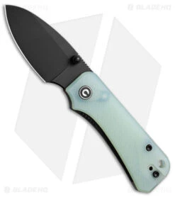 CIVIVI Baby Banter Liner Lock Knife Jade G-10 (2.3" Black SW ) C19068S-8