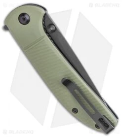 CIVIVI Badlands Vagabond Folding Knife OD Green FRN (3.25" Black) C2019B -Civivi Knives Shop CIVIVI Badlands Vagabond Folding Knife OD Green FRN 3.25 Black C2019B BHQ 117969 LS Side