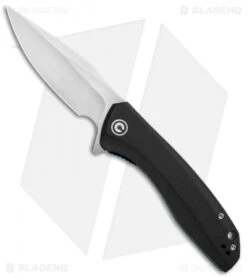 CIVIVI Baklash Flipper Liner Lock Knife Black G-10 (3.5" Satin) C801C