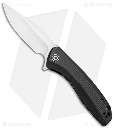 CIVIVI Baklash Flipper Liner Lock Knife G-10/Carbon Fiber (3.5" Satin) C801D 1 CIVIVI Baklash Flipper Liner Lock Knife G-10/Carbon Fiber (3.5" Satin) C801D