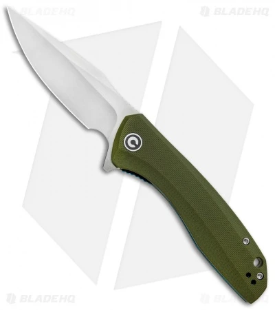 CIVIVI Baklash Flipper Liner Lock Knife OD Green G-10 (3.5" Satin) C801A 1 CIVIVI Baklash Flipper Liner Lock Knife OD Green G-10 (3.5" Satin) C801A