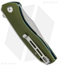 CIVIVI Baklash Flipper Liner Lock Knife OD Green G-10 (3.5" Satin) C801A 6 CIVIVI Baklash Flipper Liner Lock Knife OD Green G-10 (3.5" Satin) C801A -Civivi Knives Shop CIVIVI Baklash Flipper LL OD Green G 10 Satin C801A BHQ 87964 jr side