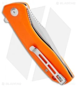 CIVIVI Baklash Flipper Liner Lock Knife Orange G-10 (3.5" Satin) C801G -Civivi Knives Shop CIVIVI Baklash Flipper LL Orange G 10 Satin C801G BHQ 103151 jr side