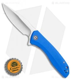 CIVIVI Baklash Flipper Liner Lock Knife Blue G-10 (3.5" Satin) C801F -Civivi Knives Shop CIVIVI Baklash Flipper Liner Lock Knife Blue G 10 3.5in Satin C801F LS Bottlecap