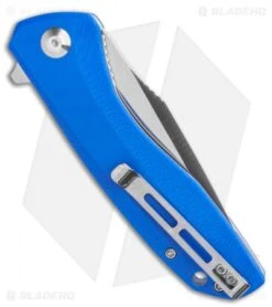 CIVIVI Baklash Flipper Liner Lock Knife Blue G-10 (3.5" Satin) C801F -Civivi Knives Shop CIVIVI Baklash Flipper Liner Lock Knife Blue G 10 3.5in Satin C801F LS Side