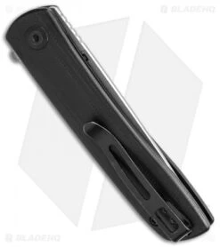 CIVIVI Brad Zinker Bo Liner Lock Knife Black G-10 (2.9" Stonewash) -Civivi Knives Shop CIVIVI Brad Zinker Bo LL Black G 10 SW BHQ 136914 td side