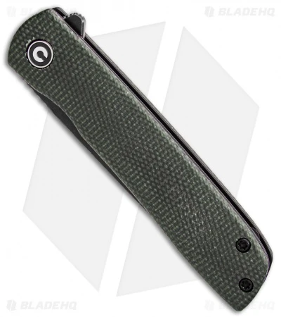 CIVIVI Brad Zinker Bo Liner Lock Knife Dark Green Micarta (2.9" Black SW) 2 CIVIVI Brad Zinker Bo Liner Lock Knife Dark Green Micarta (2.9" Black SW) - Image 2