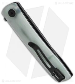 CIVIVI Brad Zinker Bo Liner Lock Knife Natural G-10 (2.9" Black SW) -Civivi Knives Shop CIVIVI Brad Zinker Bo LL Natural G 10 Black SW BHQ 136915 td side