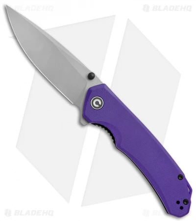 CIVIVI Brazen Drop Point Liner Lock Knife Purple G-10 (3.5" Stonewash) C2102A 1 CIVIVI Brazen Drop Point Liner Lock Knife Purple G-10 (3.5" Stonewash) C2102A