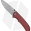 CIVIVI Brazen Drop Point Liner Lock Knife Red G-10 (3.5" Stonewash) C2102B