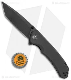 CIVIVI Brazen Tanto Liner Lock Knife Black G-10 (3.5" Black D2) C2023C -Civivi Knives Shop CIVIVI Brazen Tanto LL Black G 10 Black BHQ 120365 jr bottlecap
