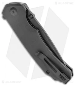 CIVIVI Brazen Tanto Liner Lock Knife Black G-10 (3.5" Black D2) C2023C -Civivi Knives Shop CIVIVI Brazen Tanto LL Black G 10 Black BHQ 120365 jr side