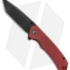 CIVIVI Brazen Tanto Liner Lock Knife Burgundy G-10 (3.5" Black D2) C2023B