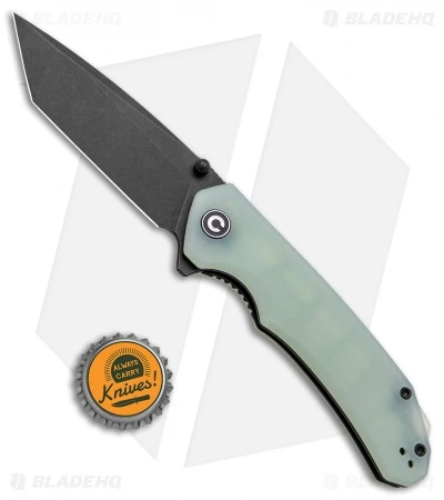 CIVIVI Brazen Tanto Liner Lock Knife Natural Jade G-10 (3.5" Black D2) C2023E 4 CIVIVI Brazen Tanto Liner Lock Knife Natural Jade G-10 (3.5" Black D2) C2023E - Image 4
