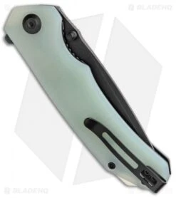 CIVIVI Brazen Tanto Liner Lock Knife Natural Jade G-10 (3.5" Black D2) C2023E 6 CIVIVI Brazen Tanto Liner Lock Knife Natural Jade G-10 (3.5" Black D2) C2023E -Civivi Knives Shop CIVIVI Brazen Tanto LL Natural Jade G 10 Black C2023D BHQ 137751 jr side