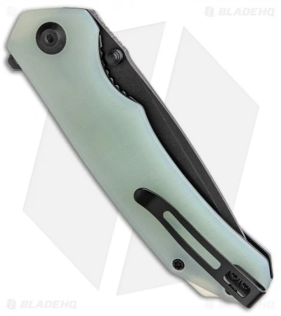 CIVIVI Brazen Tanto Liner Lock Knife Natural Jade G-10 (3.5" Black D2) C2023E 3 CIVIVI Brazen Tanto Liner Lock Knife Natural Jade G-10 (3.5" Black D2) C2023E - Image 3