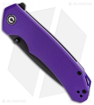CIVIVI Brazen Tanto Liner Lock Knife Purple G-10 (3.5" Black D2) C2023D 2 CIVIVI Brazen Tanto Liner Lock Knife Purple G-10 (3.5" Black D2) C2023D - Image 2