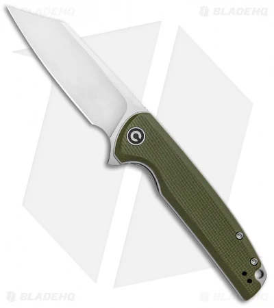 CIVIVI Brigand Liner Lock Knife OD Green G-10 (3.5" Satin D2) C909A 1 CIVIVI Brigand Liner Lock Knife OD Green G-10 (3.5" Satin D2) C909A