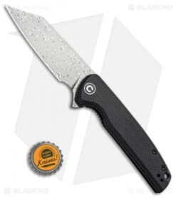 CIVIVI Brigand Liner Lock Knife Black G-10 (3.5" Damascus) C909DS -Civivi Knives Shop CIVIVI Brigand Liner Lock Knife Black G 10 Damascus C909DS BHQ 105681 kp bottle cap