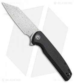 CIVIVI Brigand Liner Lock Knife Black G-10 (3.5" Damascus) C909DS