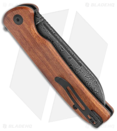 CIVIVI Chevalier Button Lock Flipper Knife Cuibourtia Wood (3.5" Dam) C20022-DS1 3 CIVIVI Chevalier Button Lock Flipper Knife Cuibourtia Wood (3.5" Dam) C20022-DS1 - Image 3