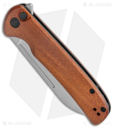 CIVIVI Chevalier Button Lock Flipper Knife Cuibourtia Wood (3.5" Satin) C20022-3 2 CIVIVI Chevalier Button Lock Flipper Knife Cuibourtia Wood (3.5" Satin) C20022-3 - Image 2