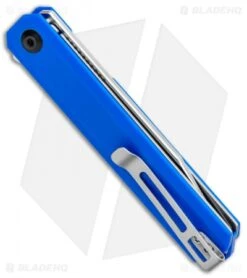 CIVIVI Chronic Liner Lock Knife Blue G-10 (3.22" Satin) 7 CIVIVI Chronic Liner Lock Knife Blue G-10 (3.22" Satin) -Civivi Knives Shop CIVIVI Chronic LL Blue G 10 Satin C917B BHQ 105674 jr side
