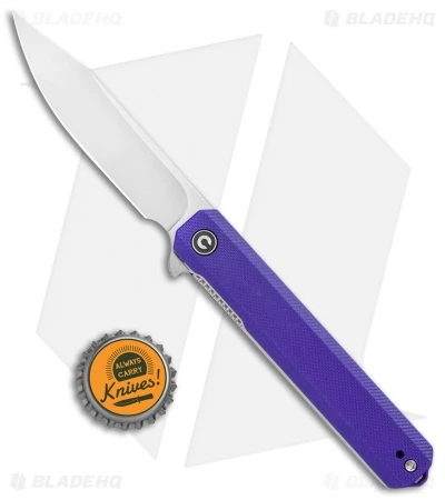 CIVIVI Chronic Liner Lock Knife Purple G-10 (3.22" Satin) C917D 4 CIVIVI Chronic Liner Lock Knife Purple G-10 (3.22" Satin) C917D - Image 4