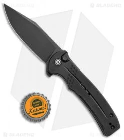 CIVIVI Cogent Button Lock Flipper Knife Black G-10 (3.5" Black) C20038D-1 -Civivi Knives Shop CIVIVI Cogent Button Lock Fipper Black G 10 Black C20038D 1 BHQ 137734 jr bottlecap