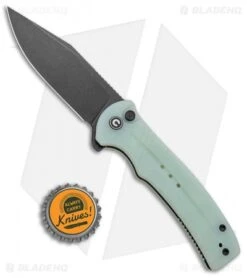 CIVIVI Cogent Button Lock Flipper Knife Natural Jade G-10 (3.5" Black) C20038D-3 -Civivi Knives Shop CIVIVI Cogent Button Lock Fipper Jade G 10 Black C20038D 3 BHQ 137736 jr bottlecap