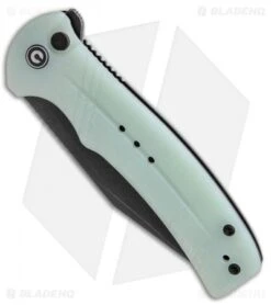Civivi Knives Shop -Civivi Knives Shop CIVIVI Cogent Button Lock Fipper Jade G 10 Black C20038D 3 BHQ 137736 jr spine