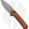 CIVIVI Conspirator Button Lock Knife Cuibourtia Wood (3.5" SW) C21006-3