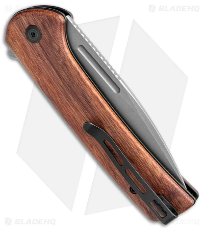 CIVIVI Conspirator Button Lock Knife Cuibourtia Wood (3.5" SW) C21006-3 3 CIVIVI Conspirator Button Lock Knife Cuibourtia Wood (3.5" SW) C21006-3 - Image 3