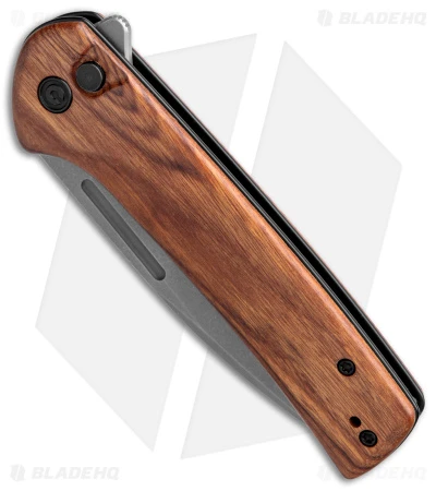 CIVIVI Conspirator Button Lock Knife Cuibourtia Wood (3.5" SW) C21006-3 2 CIVIVI Conspirator Button Lock Knife Cuibourtia Wood (3.5" SW) C21006-3 - Image 2