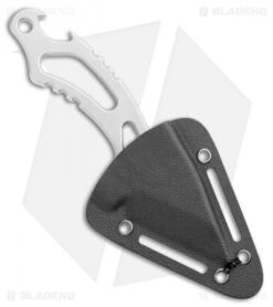 CIVIVI De Santis Kiri-EDC Fixed Blade Neck Knife (1.8" Stonewash) C2001A -Civivi Knives Shop CIVIVI De Santis Kiri EDC Neck Knife SW C2001A BHQ 109005 jr sheath