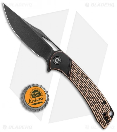 CIVIVI Dogma Liner Lock Knife Copper (3.5" Black Stonewash) C2005F 4 CIVIVI Dogma Liner Lock Knife Copper (3.5" Black Stonewash) C2005F - Image 4