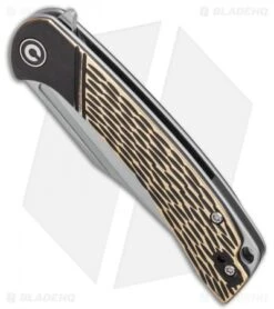 CIVIVI Dogma Liner Lock Knife Brass (3.5" Stonewash) C2014A 7 CIVIVI Dogma Liner Lock Knife Brass (3.5" Stonewash) C2014A -Civivi Knives Shop CIVIVI Dogma Liner Lock Knife Brass 3.5 Stonewash C2014A BHQ 115980 LS Spine