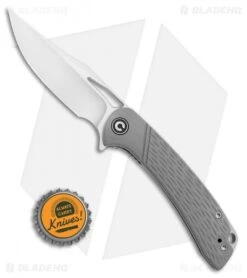 CIVIVI Dogma Liner Lock Knife Gray G-10 (3.5" Satin) 7 CIVIVI Dogma Liner Lock Knife Gray G-10 (3.5" Satin) -Civivi Knives Shop CIVIVI Dogma Liner Lock Knife Gray G 10 3.5 in Satin C2005B BHQ 112159 LS bottlecap jr