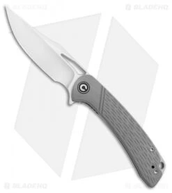 CIVIVI Dogma Liner Lock Knife Gray G-10 (3.5" Satin)
