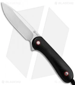 CIVIVI Elementum Fixed Blade Knife Contoured Black G-10 (4" Satin)