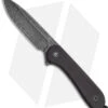 CIVIVI Elementum Fixed Blade Knife Flat Black Ebony (4" Damascus) C2105-DS1